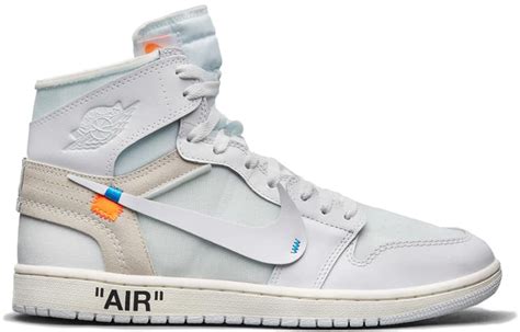 nike jordan off white weiß|jordan 1 high off white stockx.